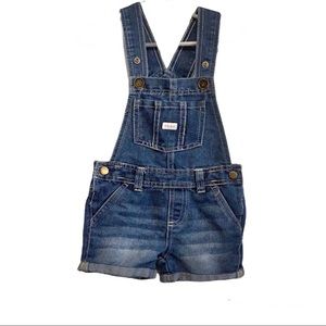 DKNY Girls Demin Shortall Size 2T